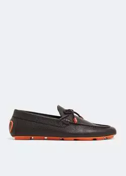Лоферы VALENTINO GARAVANI VLogo Signature driver loafers, коричневый