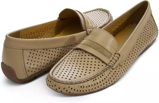 Лоферы Vaneli Acris, цвет Nude Glove Nappa