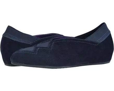 Лоферы Vaneli Pandy, цвет Navy Suede/Match Elastic