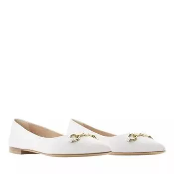 Лоферы vendme elita calfskin leather ballerinas Isabel Bernard, белый