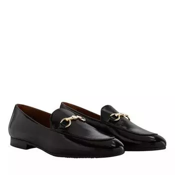 Лоферы vendme fleur calfskin patent leather loafers Isabel Bernard, черный