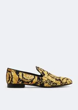 Лоферы Versace Barocco Print, рисунок