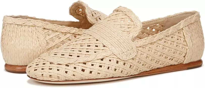 Лоферы Vince Davis Raffia, цвет Natural Beige Raffia