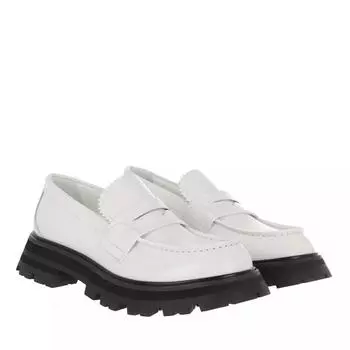 Лоферы wander loafers leather new Alexander Mcqueen, белый