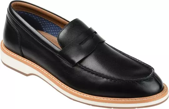 Лоферы Watkins Embossed Penny Loafer Thomas & Vine, черный