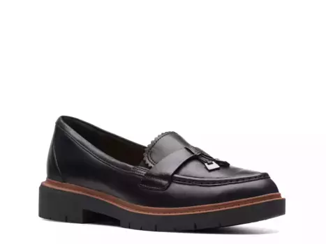 Лоферы Westlyn Bella Clarks, Black Leather