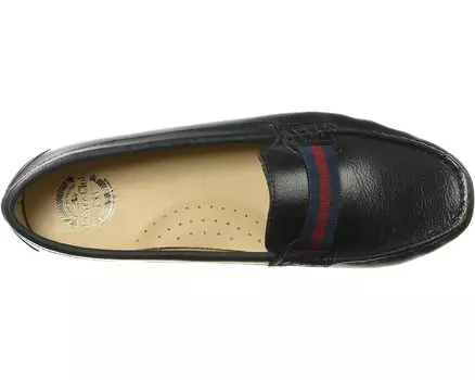 Лоферы Women's Leather Made in Brazil Grow Gain Ribbon Detail Driver Moc Loafer Driver Club USA, черный