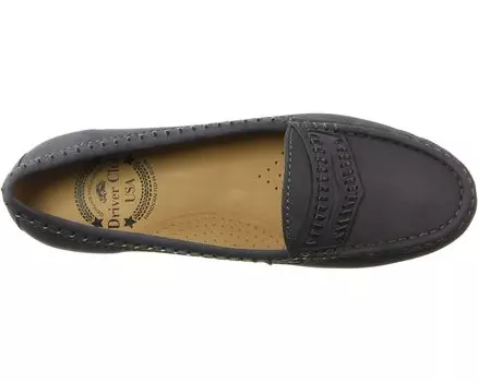 Лоферы Women's Leather Made in Brazil Maple Ave Loafer Driver Club USA, серый