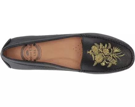 Лоферы Women's Leather Made in Brazil Nashville Loafer Driver Club USA, черный