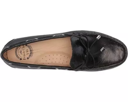 Лоферы Women's Leather Made in Brazil Natucket Driver Loafer Driver Club USA, черный
