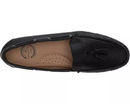 Лоферы Women's Leather Made in Brazil Tassle Driving Loafer Driver Club USA, черный