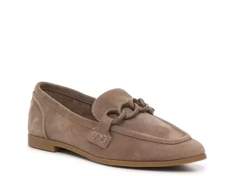 Лоферы замшевые Steve Madden Cardena, серо-коричневый