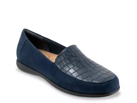 Лоферы замшевые Trotters Deanne, темно-синий