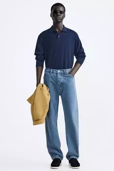 Лоферы ZARA, черный