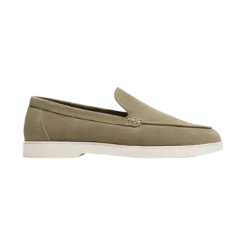 Лоферы Zara Sporty Split Suede, светло-коричневый