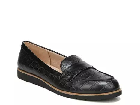 Лоферы Zee Lifestride, Black Croc Print