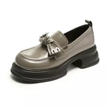 Лоферы женские 15 Mins, бежевый/черный