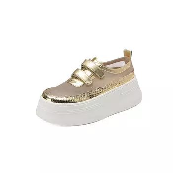 Лоферы женские Aiqinisha, серебряный