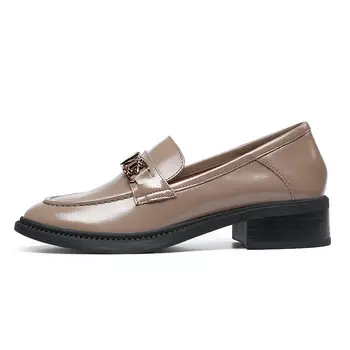 Лоферы женские Aokang, хаки