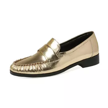 Лоферы женские Bai Shiting, серебряный