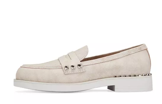 Лоферы женские белые Ash
