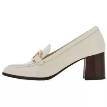 Лоферы женские белые Ferragamo
