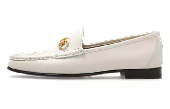 Лоферы женские белые Gucci