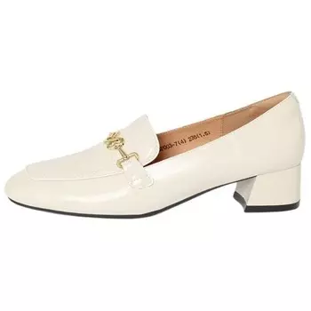 Лоферы женские белый Zoteno