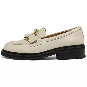 Лоферы женские бежевые Clarks