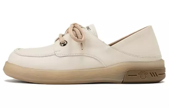 Лоферы женские бежевый Aokang