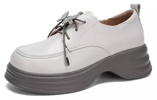 Лоферы женские бежевый Aokang