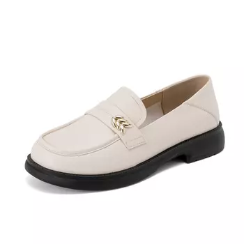 Лоферы женские бежевый Aokang