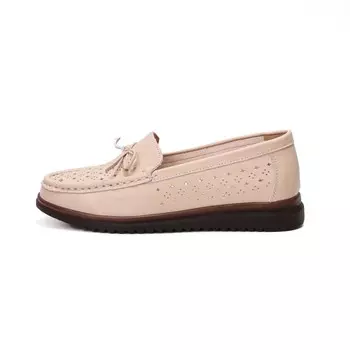 Лоферы женские бежевый Aokang