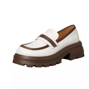 Лоферы женские бежевый Dme