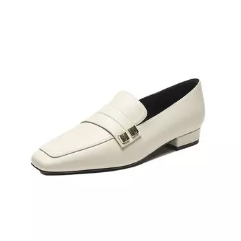 Лоферы женские бежевый Dme