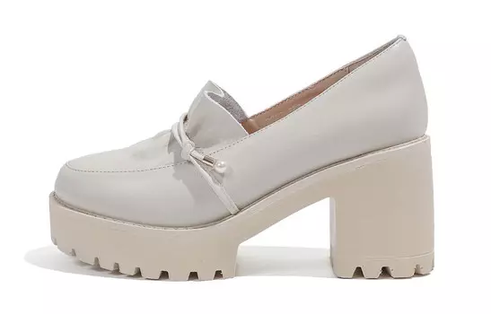 Лоферы женские бежевый Mulinsen