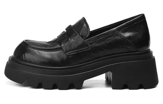 Лоферы женские Bosssunwen, цвет Yellow Brown