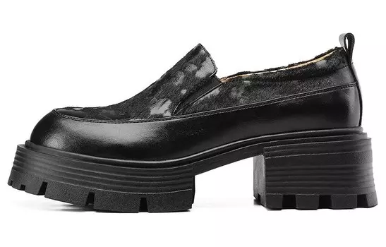 Лоферы женские Bosssunwen, коричневый