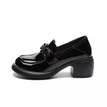 Лоферы женские Caihee, черный