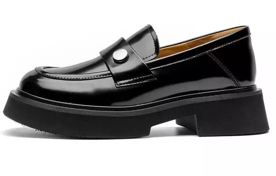 Лоферы женские черные Beau Today