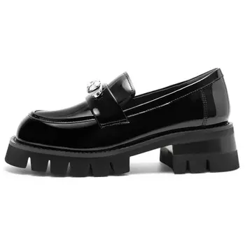 Лоферы женские черные C°Banner