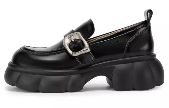 Лоферы женские черные C°Banner