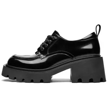 Лоферы женские черные Cherykally