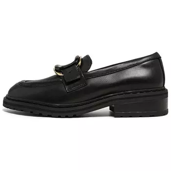 Лоферы женские черные Clarks