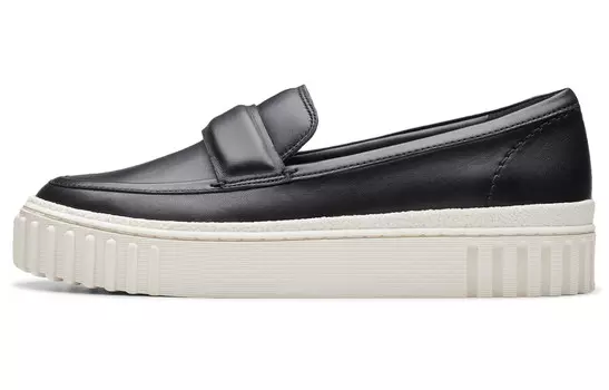 Лоферы женские черные Clarks