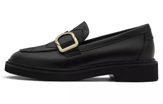 Лоферы женские черные Clarks