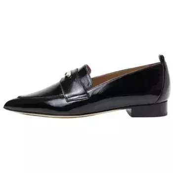 Лоферы женские черные Flattered