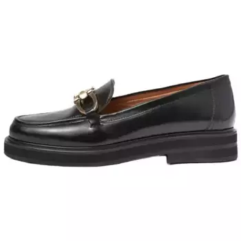 Лоферы женские черные Flattered