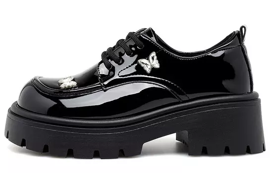 Лоферы женские черные Honey Girl