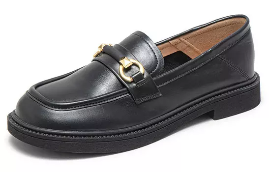 Лоферы женские черные La Chapelle